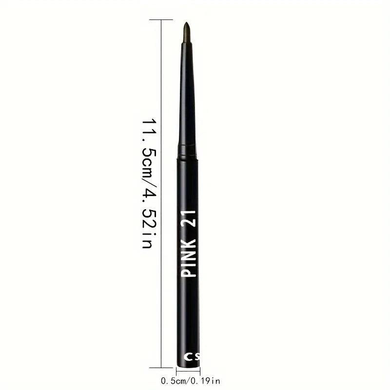 2-Pack Waterproof & Sweat-Proof Black Eyeliner Pencils — Long-Lasting, Smudge-Proof