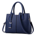 Women's PU Leather Tote Shoulder Bag — Luxury Designer-Style Handbag