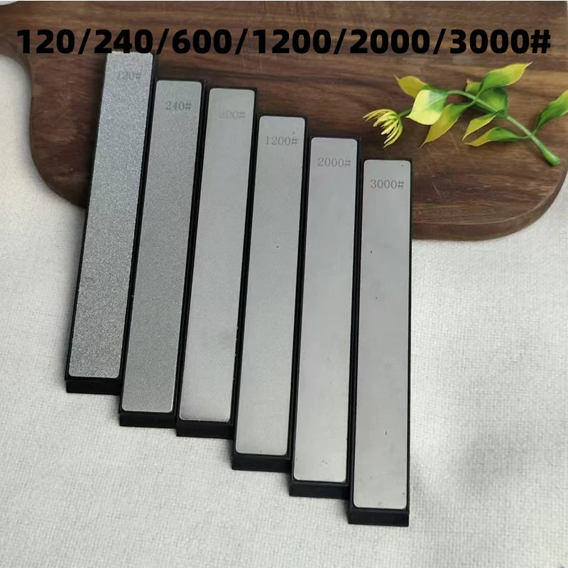 80-3000# Diamond Stone Whetstone Bar Knife Sharpener Scissors Razor Polished Kitchen Knife Sharpening System Tool Household Apex