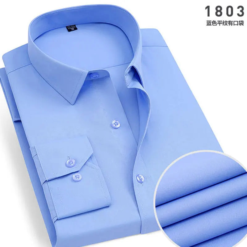 Men's Striped Slim Fit Long Sleeve Shirt