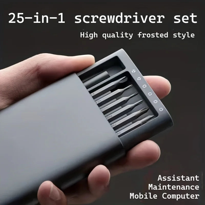 25-in-1 Mini Screwdriver Set – Flat Head & Phillips for Electronics & Precision Work