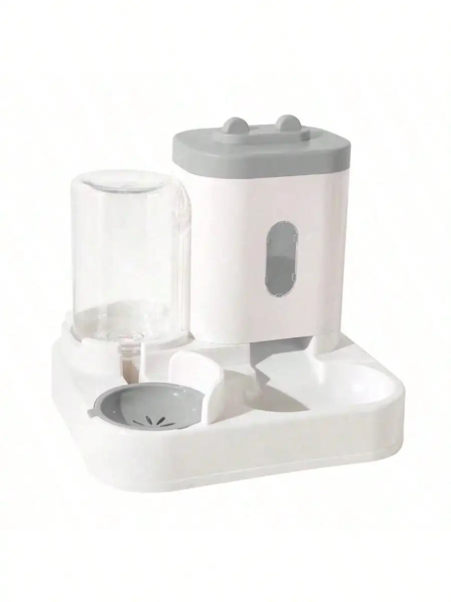 Automatic Gravity-Fed Cat Water Dispenser & Feeder – Spill-Proof, Large Capacity