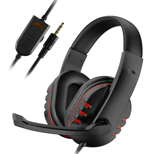 Auriculares de diadema con cable de 3,5 mm para gaming | Compatibles con PS4, PC y smartphone