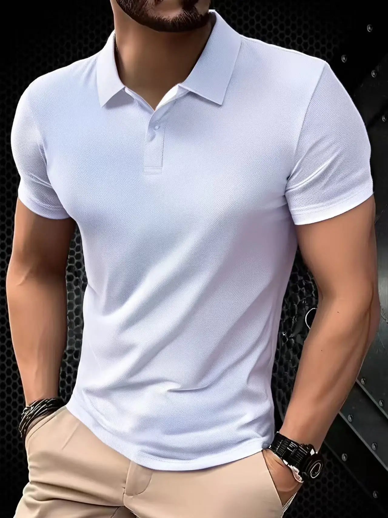 Men's Quick-Dry Polo Shirt – Lightweight & Breathable