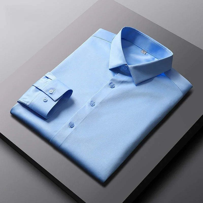 Men's Wrinkle-Resistant Long Sleeve Shirt