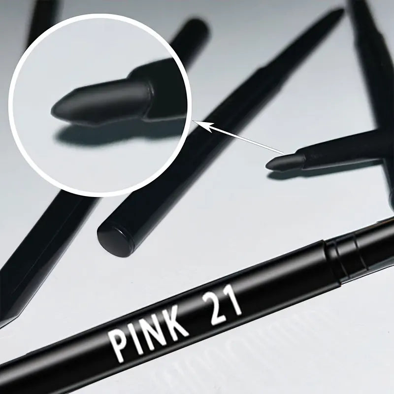 2-Pack Waterproof & Sweat-Proof Black Eyeliner Pencils — Long-Lasting, Smudge-Proof