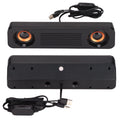 HiFi Stereo Desktop Speaker – USB Powered, 3.5mm, 360° Sound