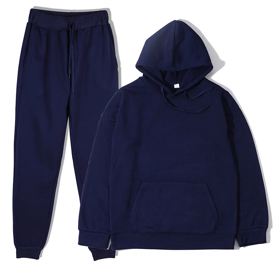 Fashion Hoodie & Sweatpants Tracksuit Set