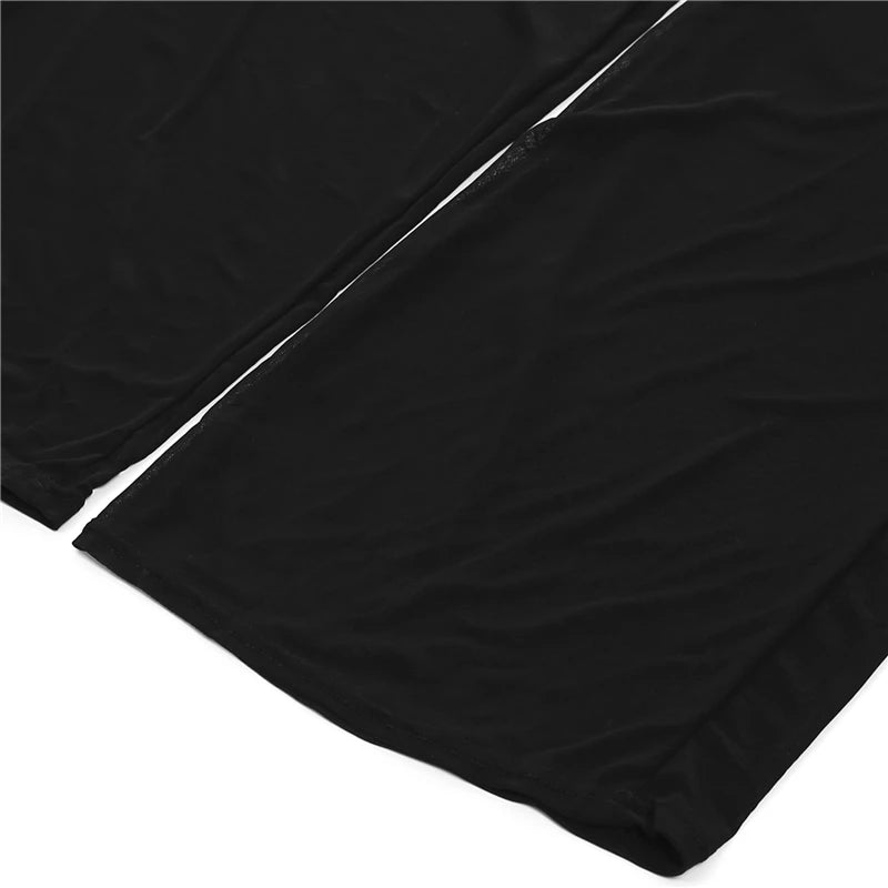 Women's Y2K See-Through Wide Leg Pants