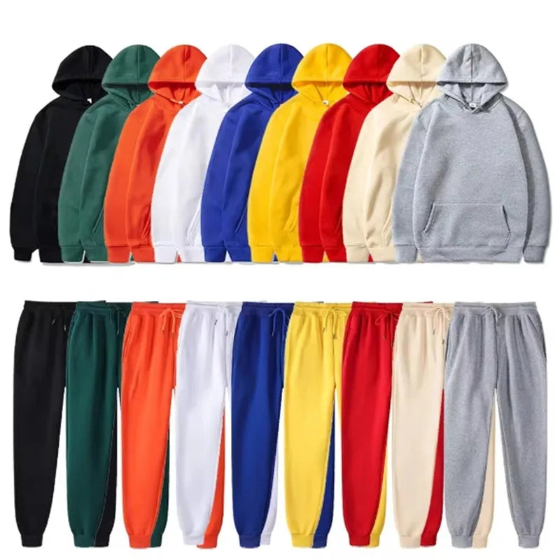 Fashion Hoodie & Sweatpants Tracksuit Set