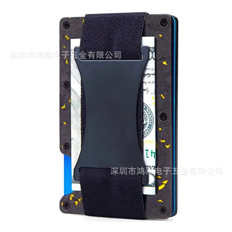 Forged Carbon Fiber Slim Wallet — Minimalist Card Holder & Organizer for Men