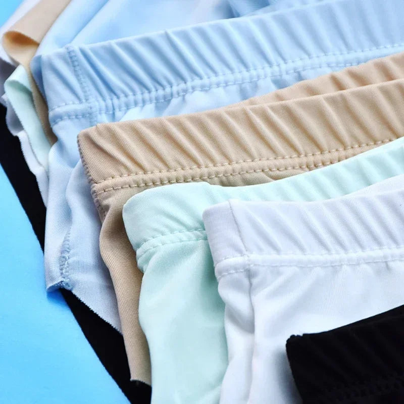 Men's Ice Silk Briefs – Ultra-Thin Seamless Breathable Underwear