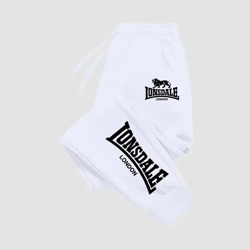 Men’s Printed Waffle Fleece Jogger Pants – Breathable Sport Sweatpants
