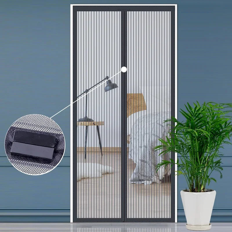 Anti-Mosquito Window & Door Curtain Net — Insect Screen for Home & Bedroom