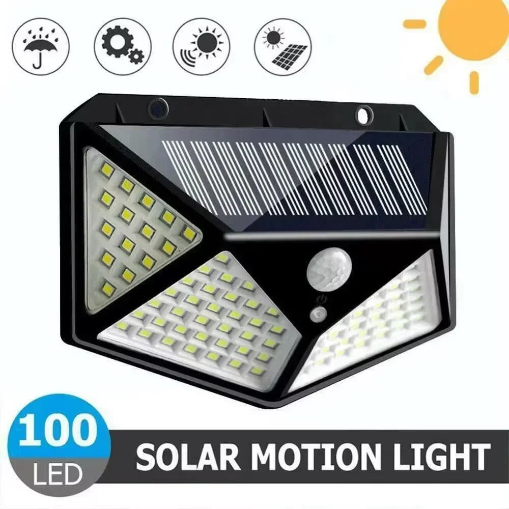 Solar Motion Sensor Garden Light — Waterproof Outdoor Spotlight