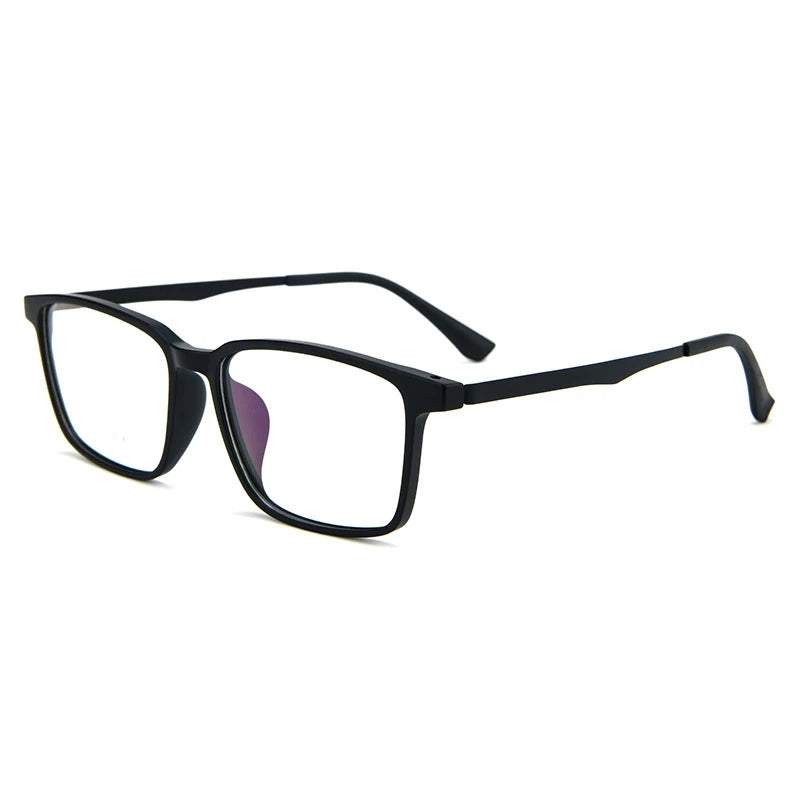 Men's TR90 Titanium Alloy Anti Blue Light Business Reading Glasses, Refractive Power+25 to+400, Customized Prescription Myopia