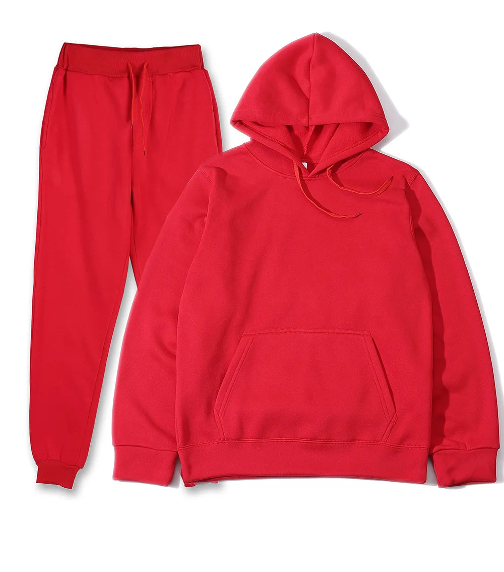 Fashion Hoodie & Sweatpants Tracksuit Set