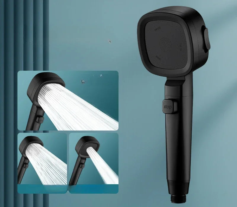 High Pressure 3-Mode Shower Head