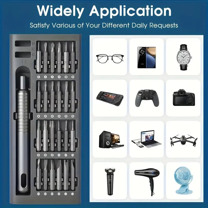 25-in-1 Mini Screwdriver Set – Flat Head & Phillips for Electronics & Precision Work