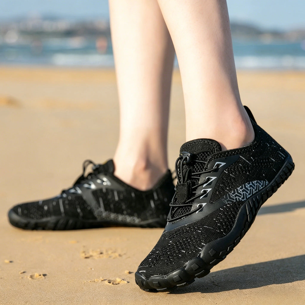 Wide Toe Barefoot Shoes | Men's Minimalist Water Shoes for Trail Running & Climbing