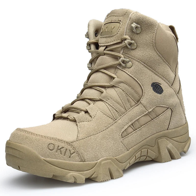 Men's Tactical Ankle Boots | Waterproof Outdoor Hiking & Work Boots