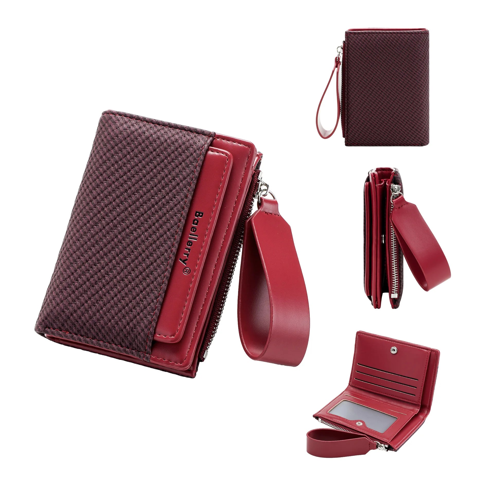 Baellerry Women's Bifold Wallet — Multi-Slot Card Holder & Coin Purse