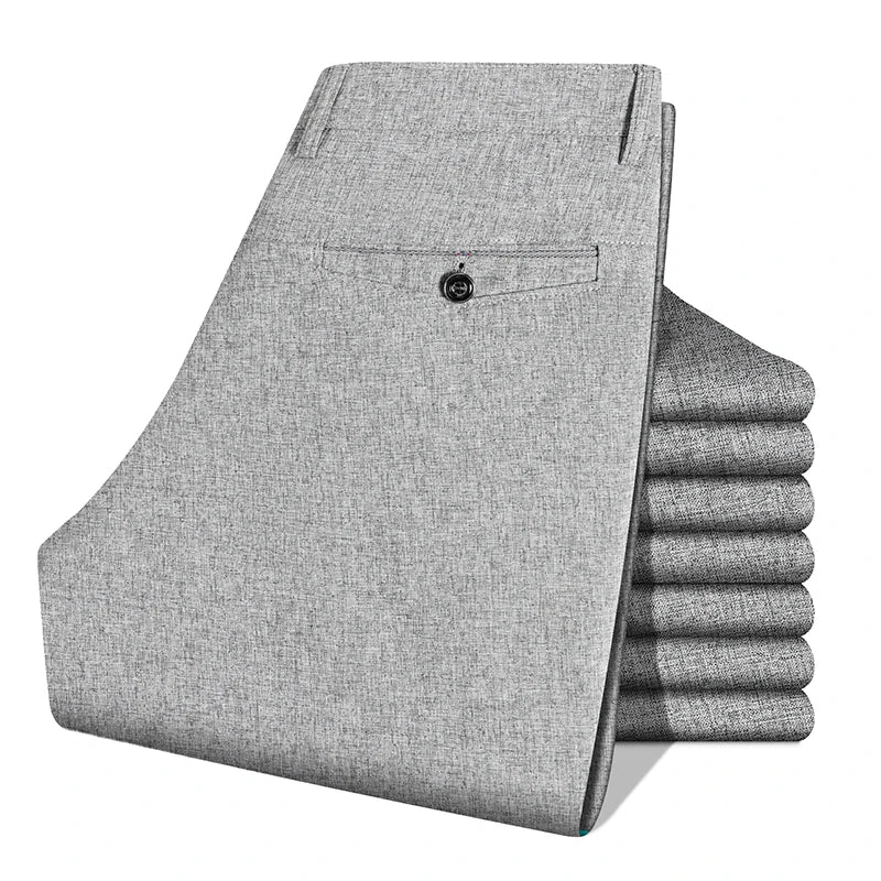Men's Dress Straight Pants - Work Suit Trousers (29-40)