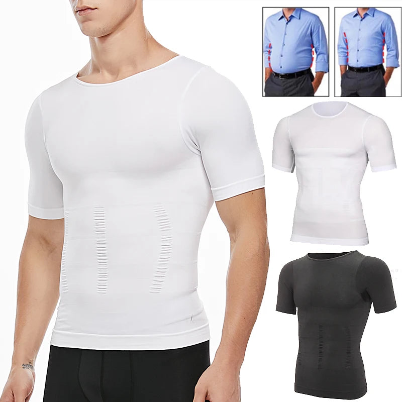 Men's Slimming Body Shaper Vest — Posture Corrector & Waist Trainer