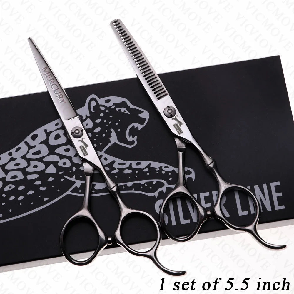 Hairdressing Scissors Professional High Quality 5.5&6.0 Inch Hair Cutting+Thinning Scissors Salon Shears Barber Scissors Shop