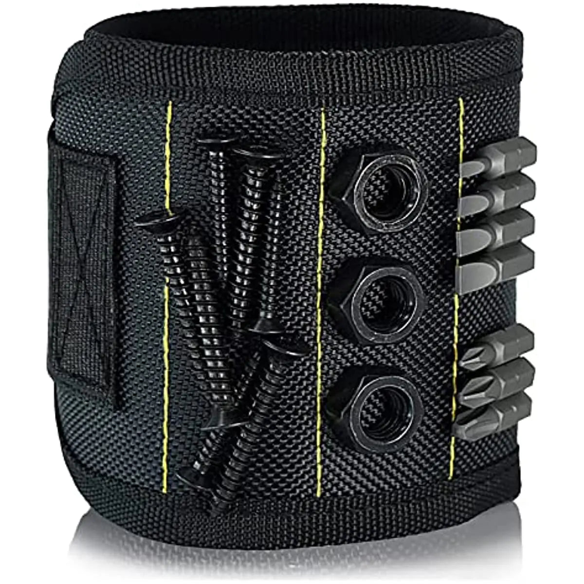 Magnetic Wristband Tool Holder – Strong Magnet Wrist Strap for Screws, Nails & Bits