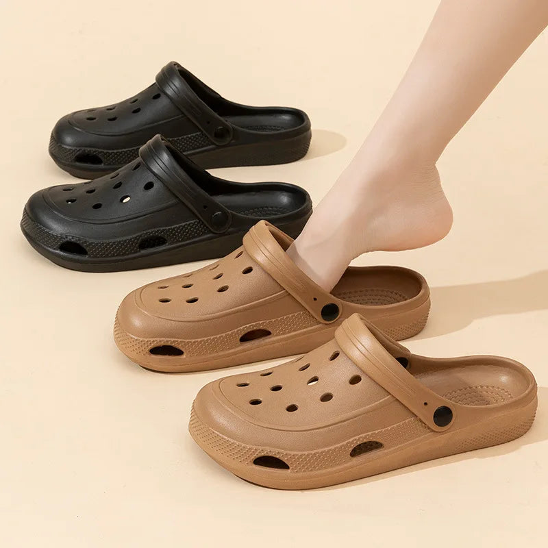 Waterproof EVA Garden Clogs – Unisex Anti-Slip Slides for Indoor & Outdoor