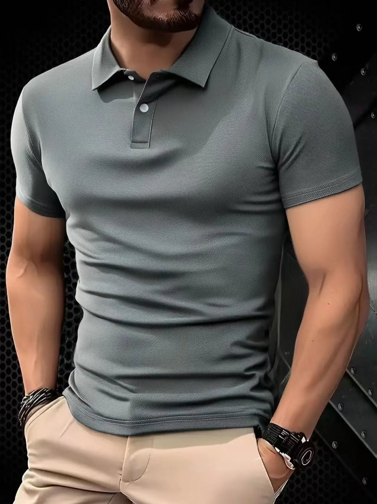 Men's Quick-Dry Polo Shirt – Lightweight & Breathable