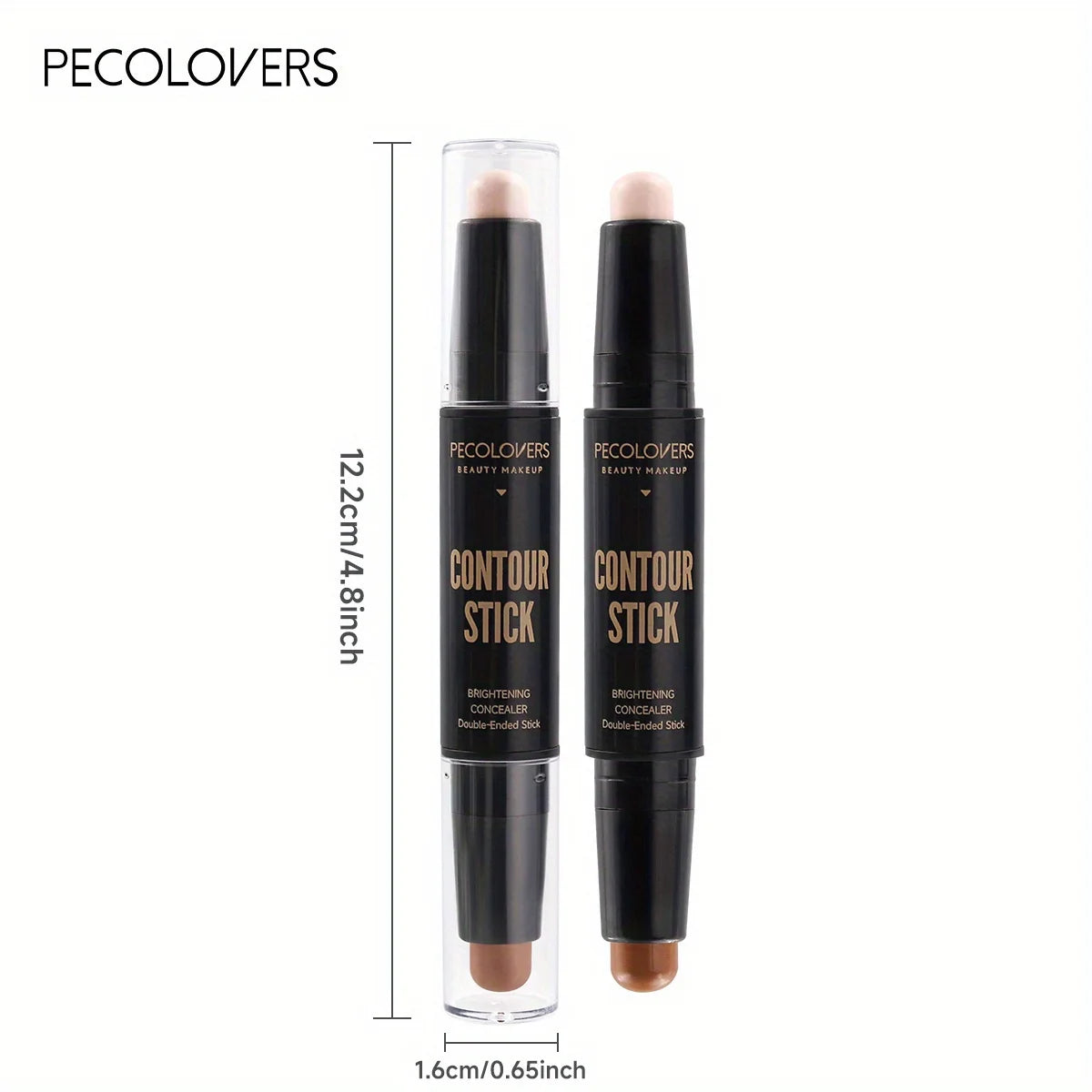 Double-Headed Contouring Stick — Concealer, Contour & Highlighter in One