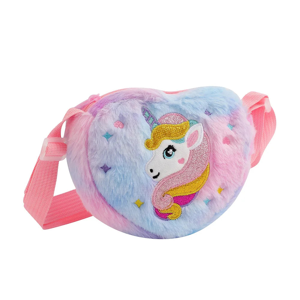 Kids Unicorn Crossbody Bag – Cute Girls Shoulder Purse for Party & Everyday