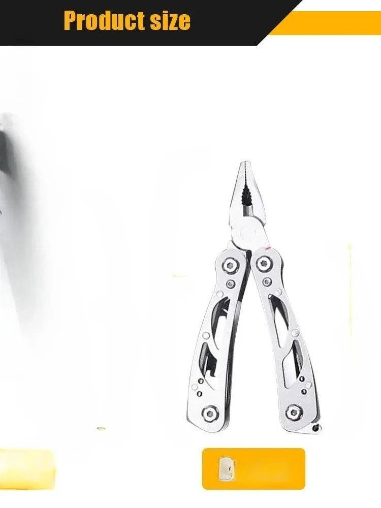 Folding Pocket Knife Pliers – Portable Multi-Tool for Outdoor, Tactical & Survival