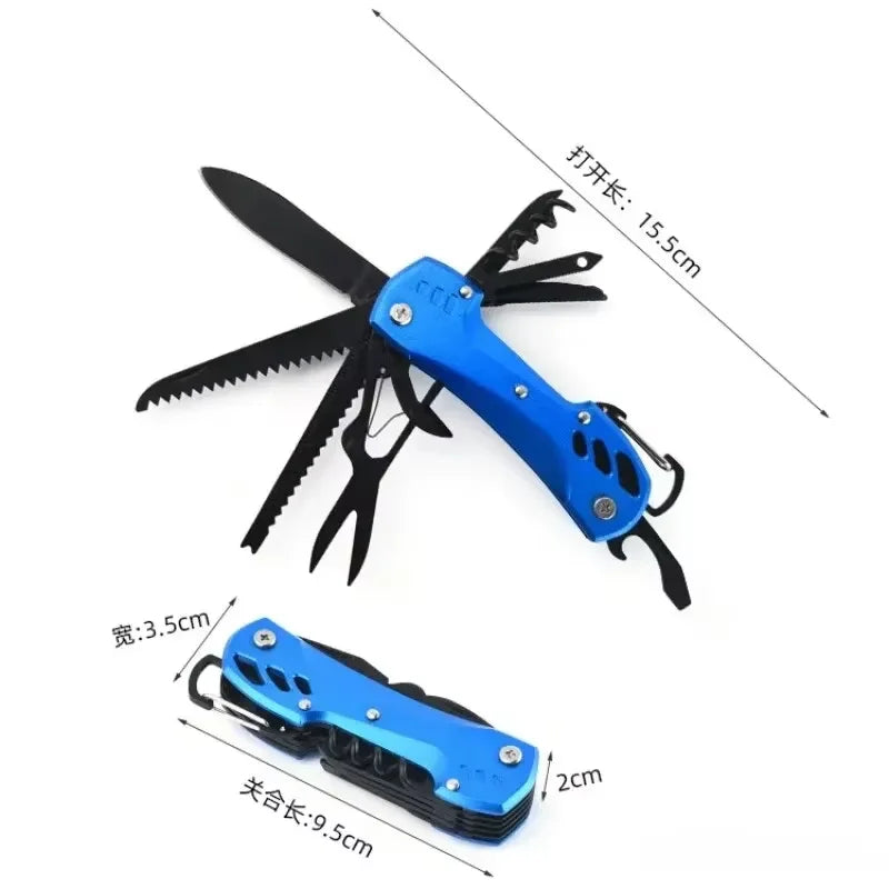 Folding Stainless Steel Pocket Knife – Spring Clip, 60mm Blade | Camping & EDC Survival