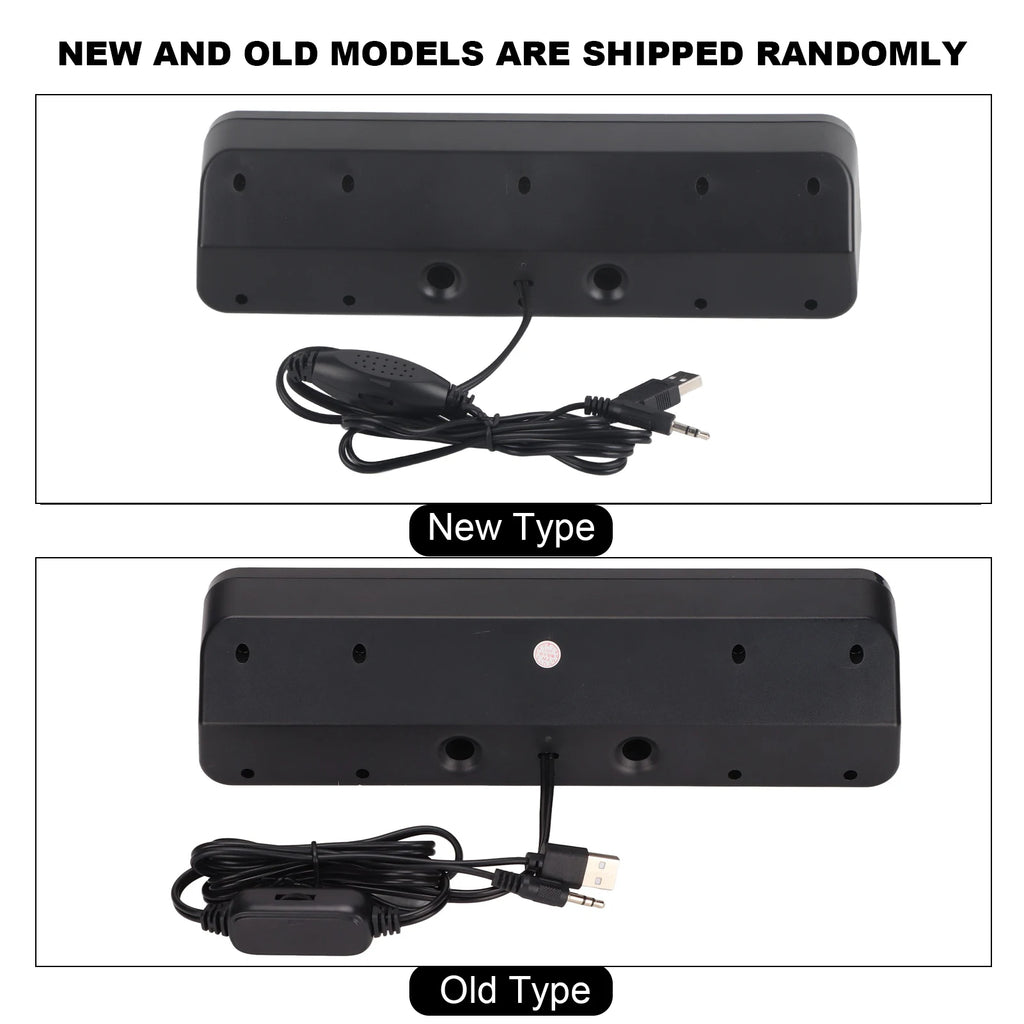 HiFi Stereo Desktop Speaker – USB Powered, 3.5mm, 360° Sound