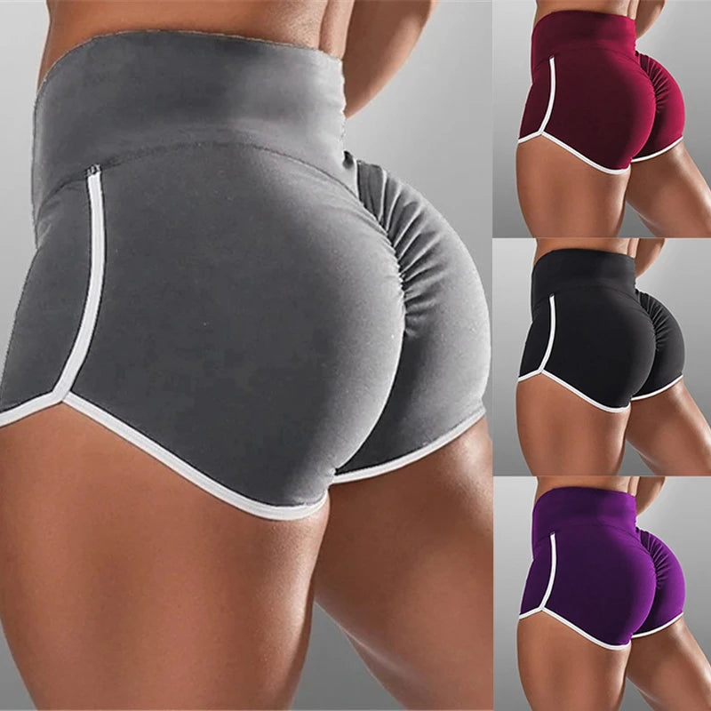 Women's Yoga Shorts – Stretchy Skinny Gym & Fitness Short Pants