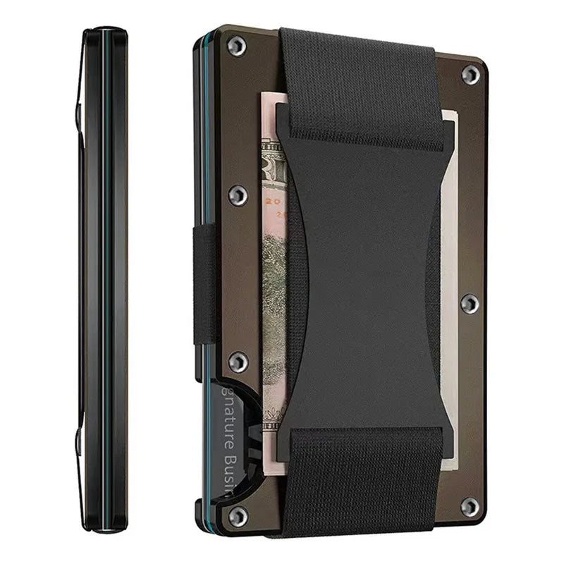 Forged Carbon Fiber Slim Wallet — Minimalist Card Holder & Organizer for Men