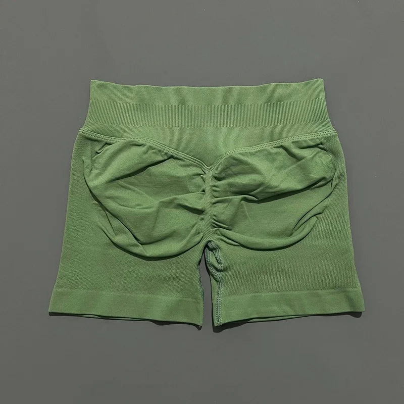 Women's Scrunch Bum Booty Shorts | Seamless Butt-Lifting Gym Yoga Legging Shorts XS-L