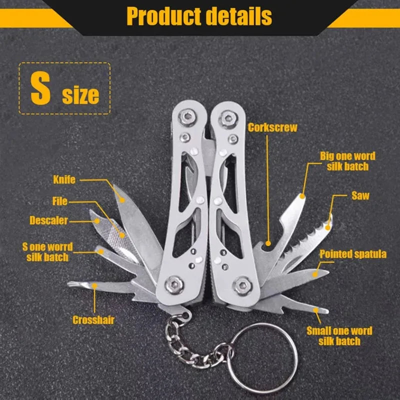 Folding Pocket Knife Pliers – Portable Multi-Tool for Outdoor, Tactical & Survival