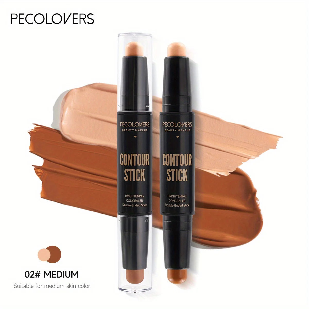 Double-Headed Contouring Stick — Concealer, Contour & Highlighter in One