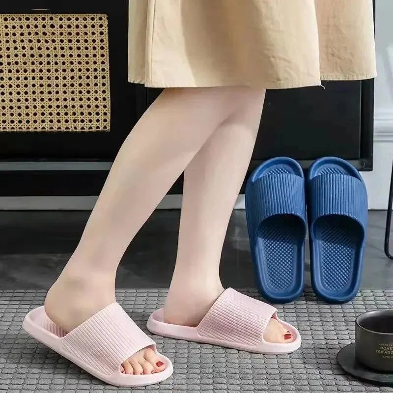 Non-Slip Massage Bathroom Slippers – Waterproof EVA, Unisex, Sizes 36-45