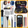 Electric Soldering Iron Kit – 60W Adjustable Temp, 10/16/20-in-1, US & EU Plug