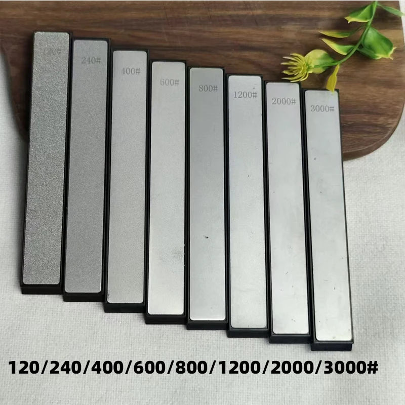 80-3000# Diamond Stone Whetstone Bar Knife Sharpener Scissors Razor Polished Kitchen Knife Sharpening System Tool Household Apex