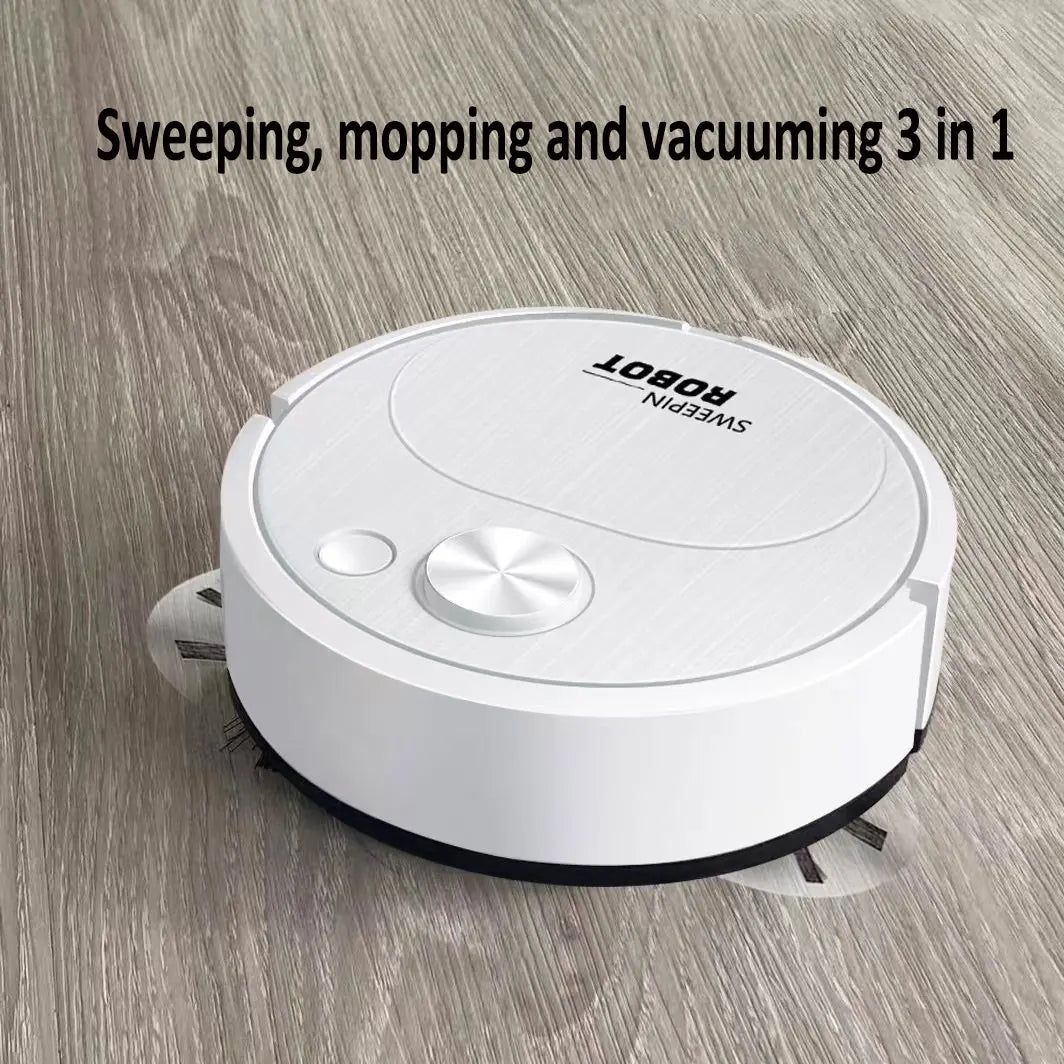 3-in-1 Smart Robot Vacuum Cleaner – Sweep, Mop & Vacuum, 1500Pa Suction, USB Rechargeable