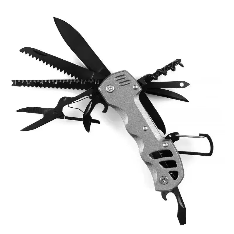 Folding Stainless Steel Pocket Knife – Spring Clip, 60mm Blade | Camping & EDC Survival