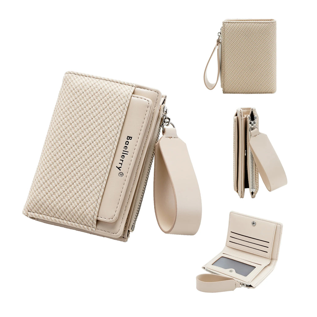 Baellerry Women's Bifold Wallet — Multi-Slot Card Holder & Coin Purse