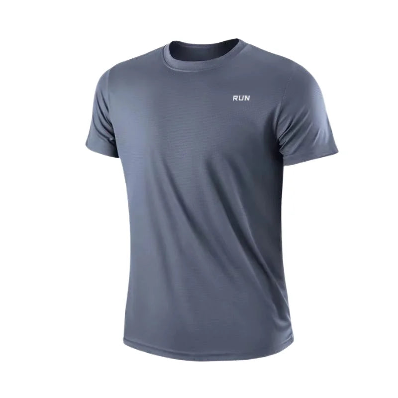 Men's Quick-Dry Athletic T-Shirt – Moisture Wicking, Gym & Running, Sizes M-4XL