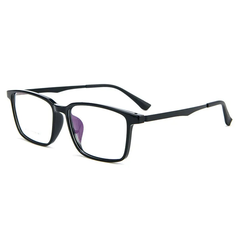 Men's TR90 Titanium Alloy Anti Blue Light Business Reading Glasses, Refractive Power+25 to+400, Customized Prescription Myopia